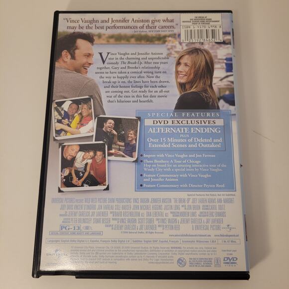 DVD Lot Of PG-13 Movies The Break-Up Where The Heart Is Calendar Girls Pre-Owned - Picture 9 of 10